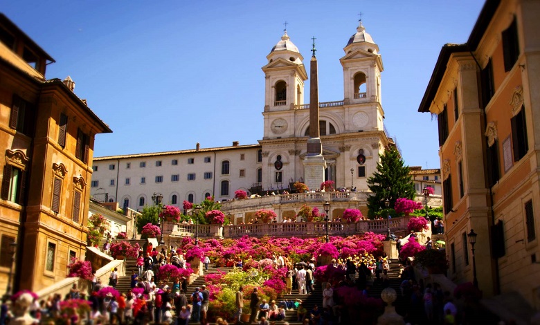 Piazza di Spagna e la Scalinata di Trinità dei Monti - Roma